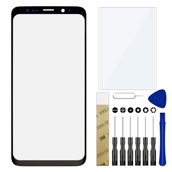 For Samsung Galaxy S9 SM-G960U1 G960U1 Replacement Front Outer Glass Lens Screen Tool