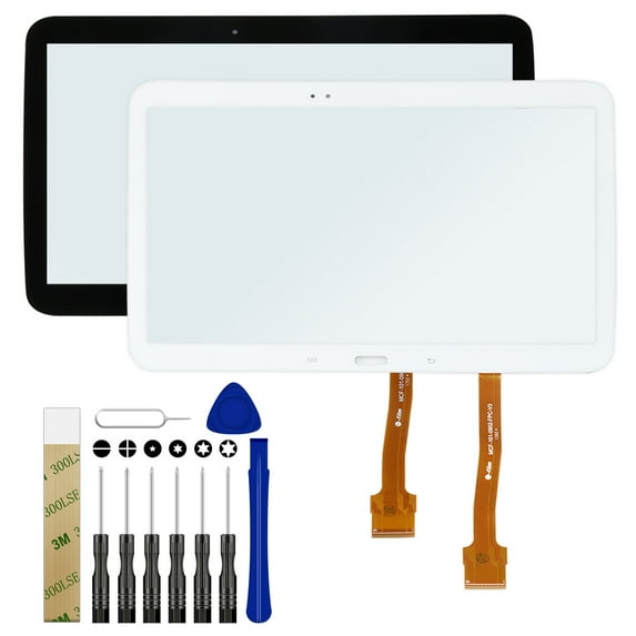 For Samsung Galaxy Tab 3 10.1" P5200 P5210 Replacement Front Touch Screen Digitizer Outer Glass Lens Tool Black