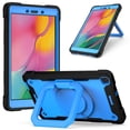 thumbnail image 1 of For Samsung Galaxy Tab A 8.0 (2019) T290 Contrast Color Shockproof Robot Silicone + PC Case with, 1 of 9