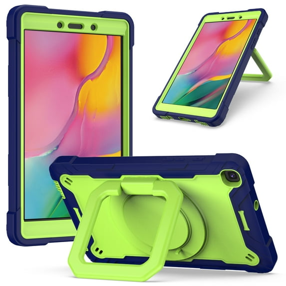For Samsung Galaxy Tab A 8.0 (2019) T290 Contrast Color Shockproof Robot Silicone + PC Case with