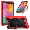 thumbnail image 1 of For Samsung Galaxy Tab A 8.0 (2019) T290 Contrast Color Shockproof Robot Silicone + PC Case with, 1 of 9