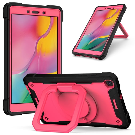 For Samsung Galaxy Tab A 8.0 (2019) T290 Contrast Color Shockproof Robot Silicone + PC Case with