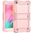 thumbnail image 1 of For Samsung Galaxy Tab A 8.0 Case SM-T290 T295, Allytech Heavy Duty Shockproof Rugged Full Body Protective Case Impact Defender Hard Kickstand Cover for Samsung Galaxy Tab A 8.0 2019,Rosegold, 1 of 9