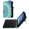 thumbnail image 1 of For Samsung Galaxy Tab E 8.0 Tablet Keyboard Case - Folio Slim Fit Stand Cover with Removable Bluetooth Keyboard, 1 of 7