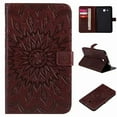 thumbnail image 1 of For Samsung Galaxy Tab E 9.6 T560 (not fit T560NU) Sunflower Embossed PU Leather Flip Stand Case Auto Wake/Sleep Smart Cover, 1 of 7