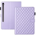 thumbnail image 1 of for Samsung Galaxy Tab S10 FE Plus 13.1 Inch Case, Rhombus Pattern Multiple Viewing Angles Stand Slim Folio Cover (Purple), 1 of 6