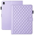 thumbnail image 1 of For Samsung Galaxy Tab S11 11 inch Case, Rhombus Pattern Multiple Viewing Angles Stand Slim Folio Cover (Purple), 1 of 6