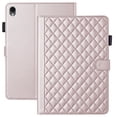thumbnail image 1 of for Samsung Galaxy Tab S11 11 inch Case, Rhombus Pattern Multiple Viewing Angles Stand Slim Folio Cover (Rose Gold), 1 of 6