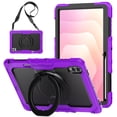 thumbnail image 1 of for Samsung Galaxy Tab S11 Ultra Case 14.6 inch, 360 Rotating Shockproof Cover with Stand, Handle, Shoulder Strap (SM-X930/X936B), Purple, 1 of 7