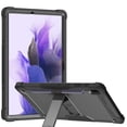 thumbnail image 1 of For Samsung Galaxy Tab S7 FE Silicone + PC Shockproof Protective Case with Holder, 1 of 9