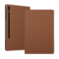 thumbnail image 1 of For Samsung Galaxy Tab S7 T870 Flat Leather Case T875 TPU Soft Shell Drop-resistant S7 Protective Case Brown(Cloth Texture), 1 of 4