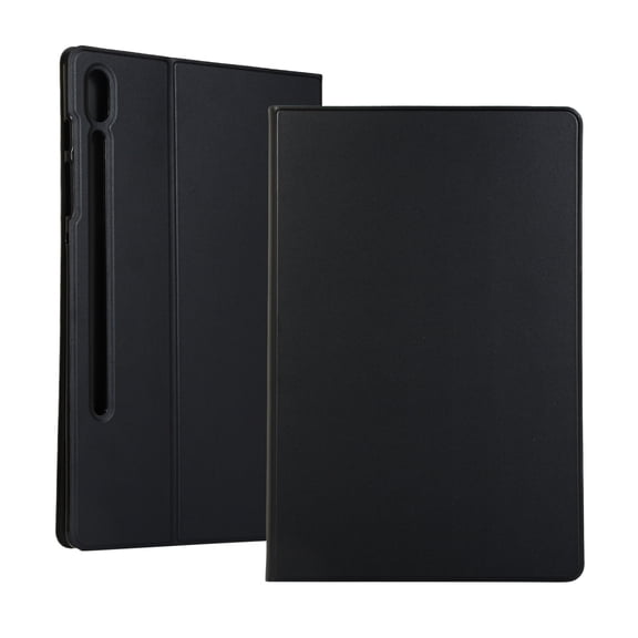For Samsung Galaxy Tab S7 plusT970 Flat Leather Case SM-T975 Soft Shell TPU Case Black