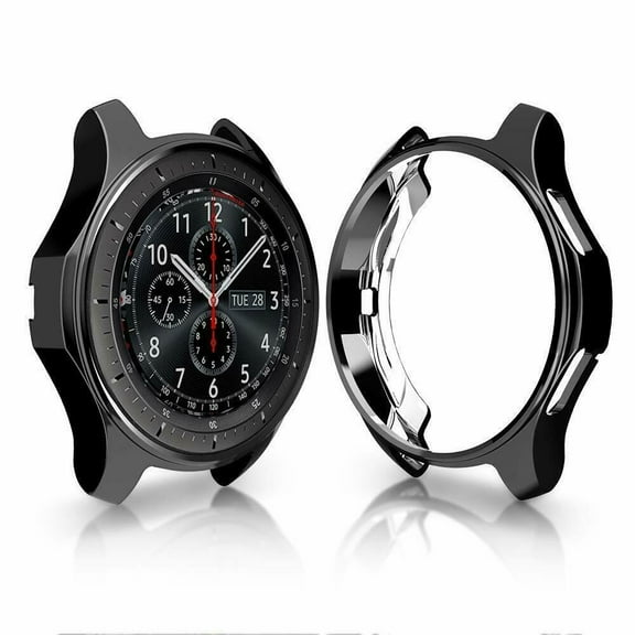 For Samsung Galaxy Watch 42 mm Case [Black], SuperGuardZ Clear TPU Shockproof Case Armor Guard