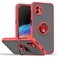 thumbnail image 1 of For Samsung Galaxy XCover 6 Pro Impact Metal Ring Holder Stand Magnetic Car Mount Protective Hybrid Case Cover Red, 1 of 2