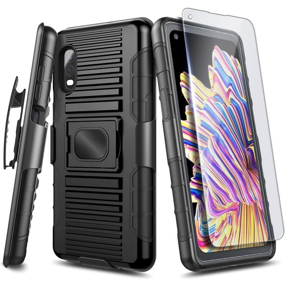 NGB SUPREMACY For Samsung XCover Pro Phone Case Galaxy XCover Pro Phone Case Belt Clip Holster 3-Layers Hybrid Heavy Duty Samsung XCover Pro Case Galaxy XCover Pro Case