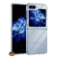 thumbnail image 1 of For Samsung Galaxy Z Flip 6 Crystal HD Clear Back Panel + TPU Bumper Frame Hybrid Thin Slim Hard Shockproof Defender Phone Case Cover by Xpression - Clear, 1 of 10