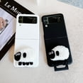 thumbnail image 1 of For Samsung Galaxy Z Flip4 5G Phone Case，Shockproof Luxury Plush sheep PC Invisible bracket Cover, 1 of 5