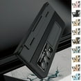 thumbnail image 1 of For Samsung Galaxy Z Fold 4 5G Phone Case，Shockproof PU Leather Anti-drop 180 Folding Case,PC Stand Case Cover With Kickstand, 1 of 5
