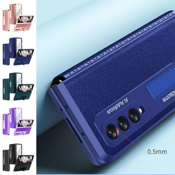 For Samsung Galaxy Z Fold 4 Full Coverage Protection Case Shockproof Hinge Stand With Screen Protector Case Cover