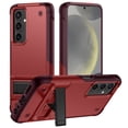 thumbnail image 1 of For Samsung Galaxy s24 Plus Thunder Kickstand Hybrid Case Cover - Red, 1 of 3