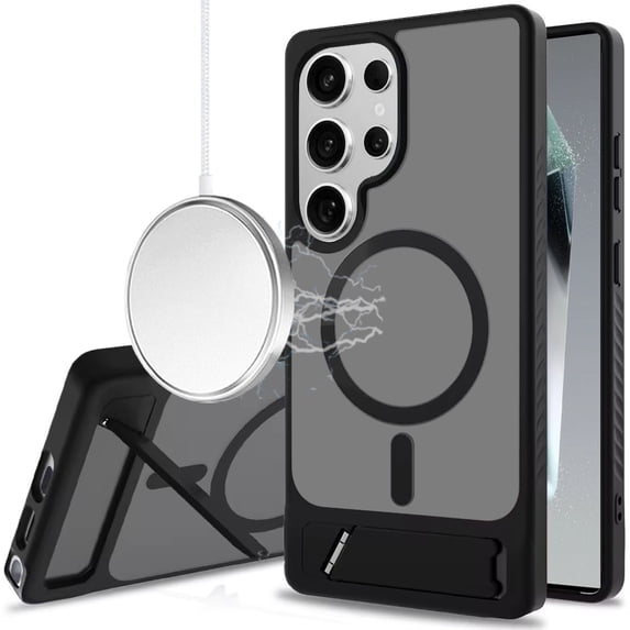 for-samsung-galaxy-s24-ultra-matte-magnetic-hybrid-with-metal-kickstand