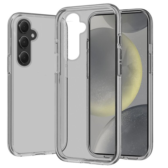 For Samsung Galaxy s24 Ultra Sturdy Ultra Thick 3mm Transparent Hybrid Case Cover - Smoke