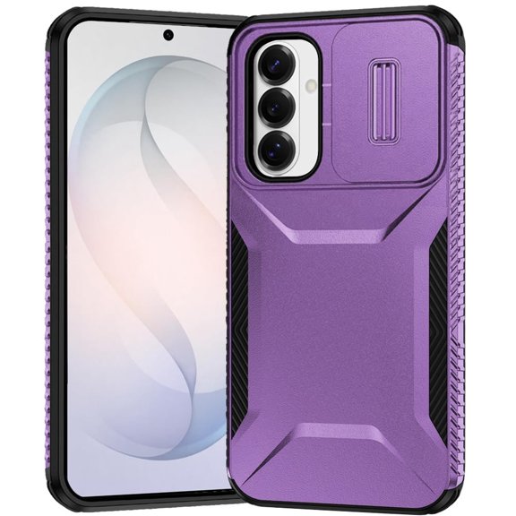 For Samsung Galaxy s26 FE Ultimate U Design Hybrid with Camera Window Covering - Purple