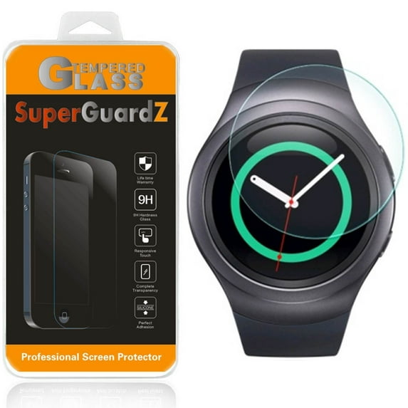For Samsung Gear S2 - SuperGuardZ Tempered Glass Screen Protector, 9H, Anti-Scratch, Anti-Bubble, Anti-Fingerprint