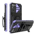 thumbnail image 1 of For Samsung Note 20 Case with Belt Clip Holster, Heavy Duty Military Grade Drop Protective, 360° Rotating Kickstand Shockproof TPU Shell Durable Rugged Cover For Samsung Galaxy Note 20, Purple, 1 of 15