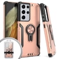 thumbnail image 1 of For Samsung S21 Ultra 6.8 Magnet Ring Stand 4 Rose Gold, 1 of 1