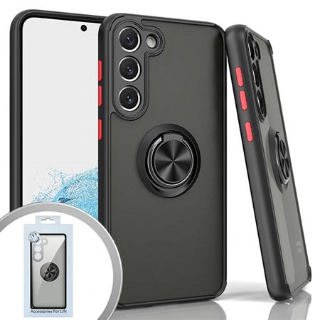 For Samsung S23 Magnet Ring Stand 3 Black