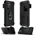 thumbnail image 1 of For Samsung S23 Plus Holster Magnetic Ringstand Clip Cover Case - Black, 1 of 3