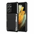 thumbnail image 1 of For Samsung S23 S22 S21 Note20 Ultra S20 Plus Shockproof Wallet Card Holder Case, 1 of 13
