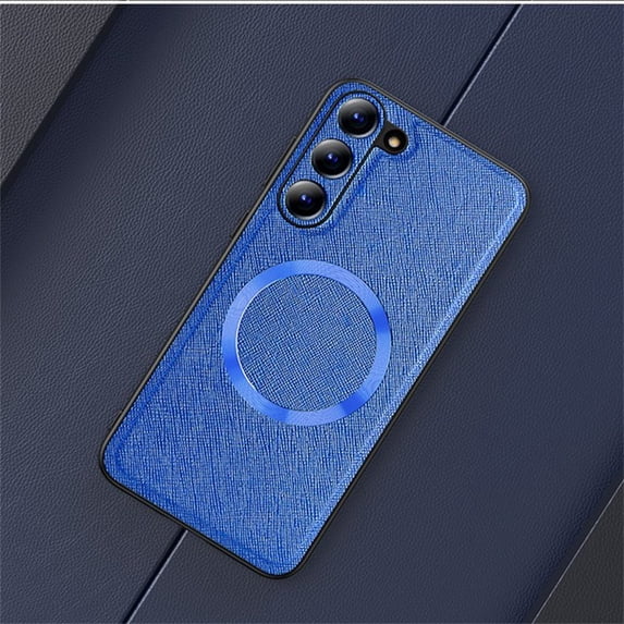 For Samsung S23 Ultra Magsafe Case Wireless Charging Case For Samsung S22 Plus S21 S20 S10 Note 10 Note 20 Ultra Leather Cover