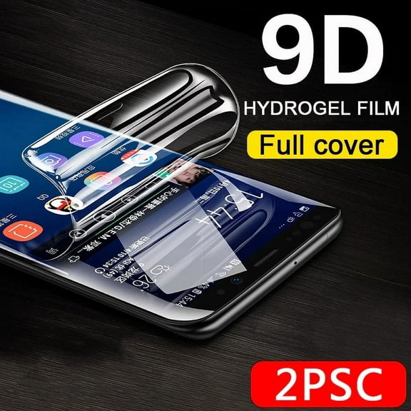 For Samsung Screen protector Hydrogel Film For Samsung Note 8 S7 S9PLUS S7ED S8 S8 Plus 3D Full Cover Soft Screen Protector Film Not Glass (For samsung s9 plus)