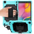 thumbnail image 1 of For Samsung Tab A 8.0 (2019)/T290 360 Degree Rotation Turntable Contrast Color Robot Shockproof +, 1 of 9