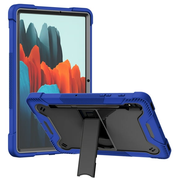 For Samsung Tab S8 Tough Tablet Strong Kickstand Hybrid Case Cover - Dark Blue