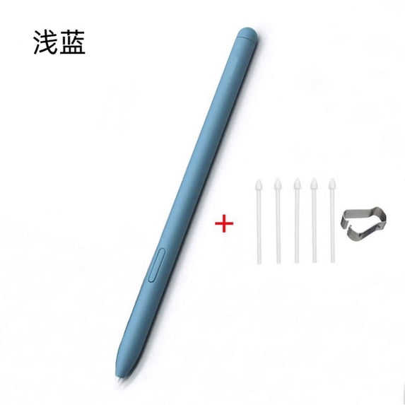 For Samsung Tablet Stylus S Pen Tab S8 S8+ S8 Ultra S7 FE S7+ S6 Lite With Replacement Tip sky blue