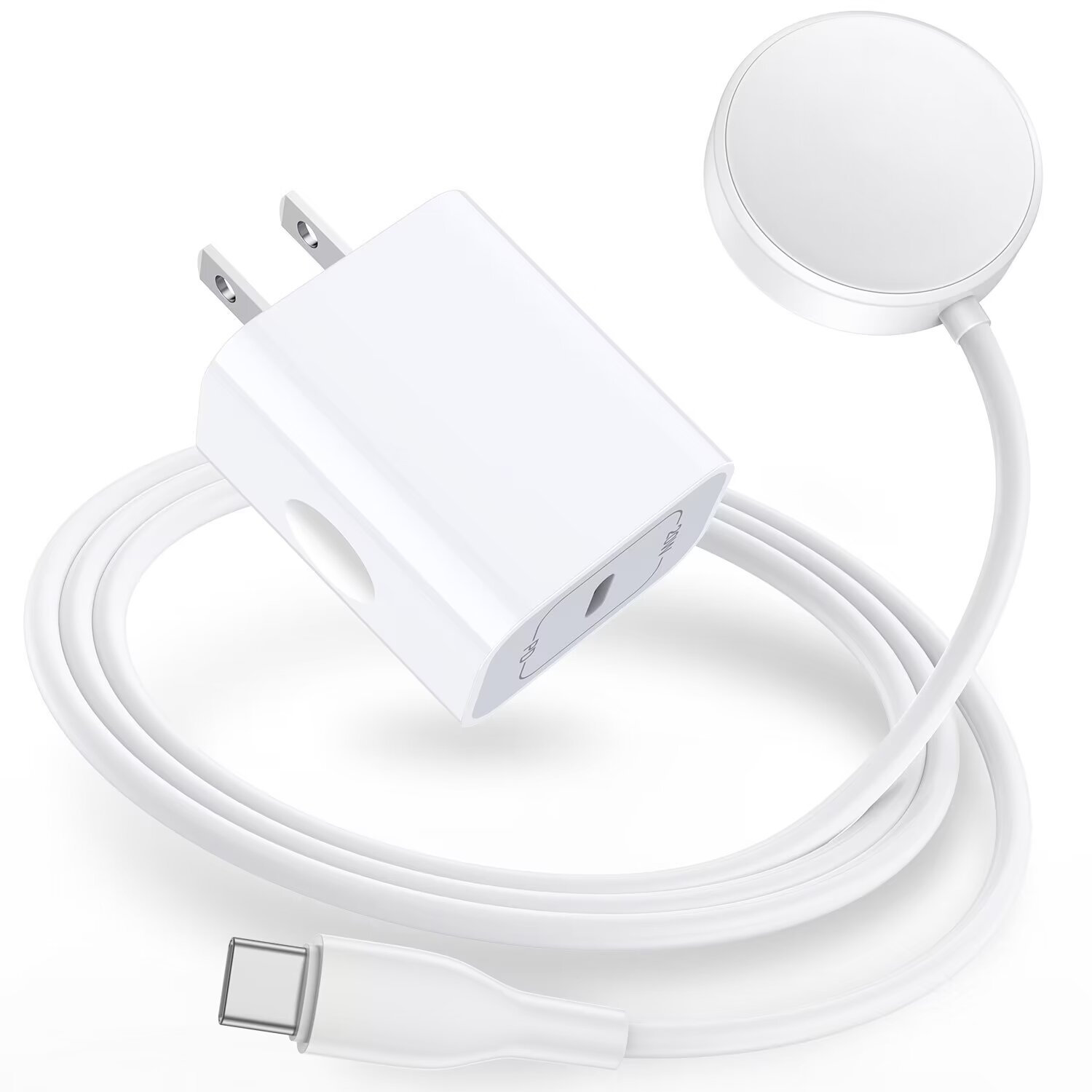 For Samsung Watch Charger,1pack PD 20W Usb C Charger with Magnetic