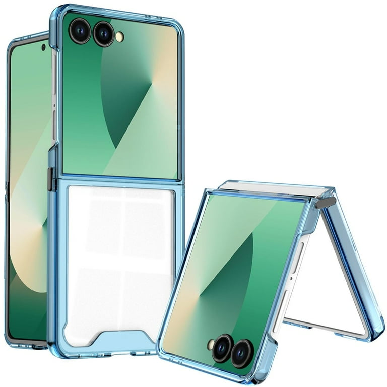 Flip7のカラビナ For Samsung Z Flip 7 Transparent Hybrid Shockproof Case