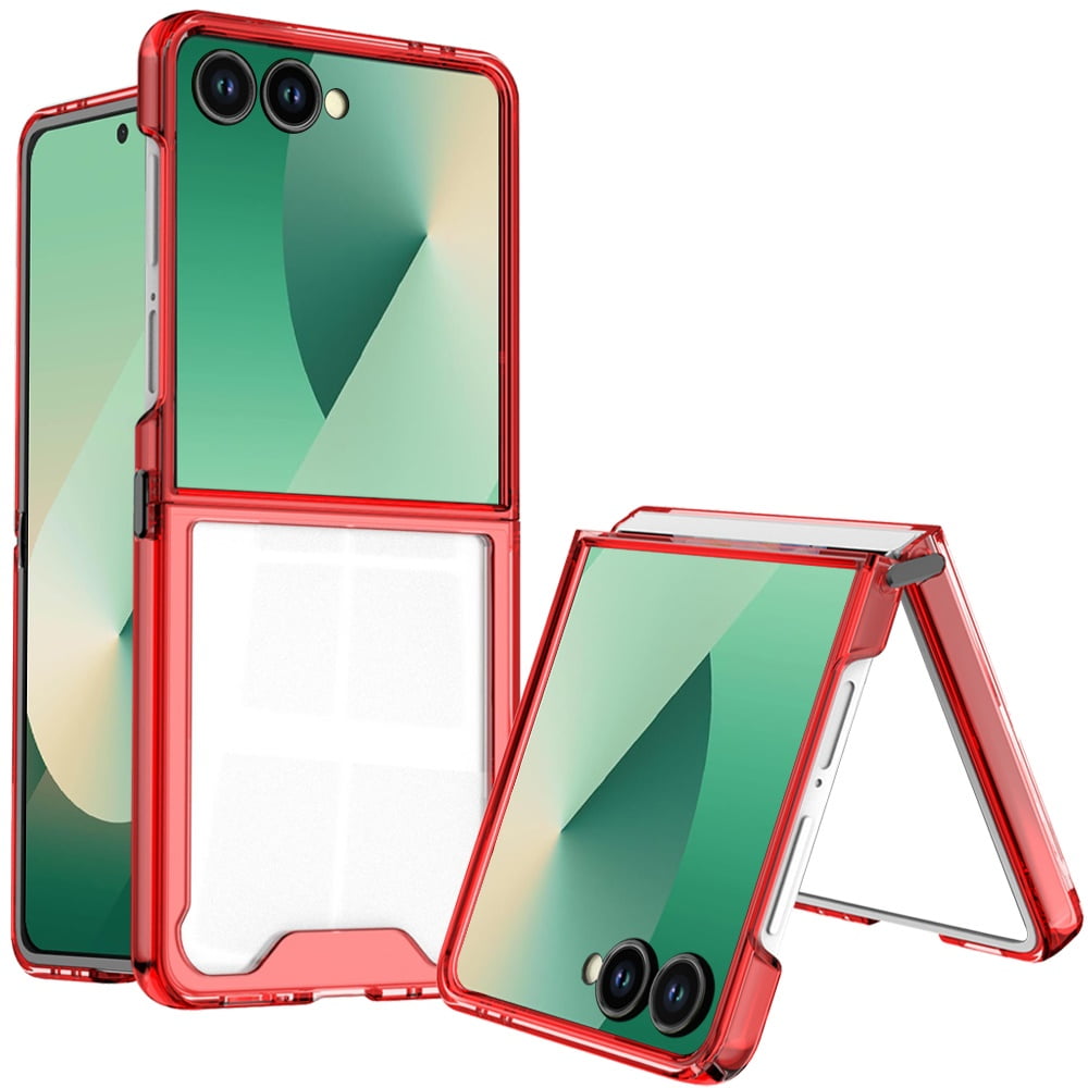 For Samsung Z Flip 7 Transparent Hybrid Shockproof Case Cover