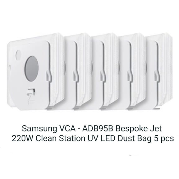 For Samsung for Bespoke Jet Vca-Adb95B 220W Clean Station Led Dust Bag 5Pcs