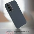 thumbnail image 1 of For Samsung s23 FE 5G Classy Slick Chromed Around Hybrid Case Cover - Dark Blue, 1 of 3