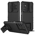 thumbnail image 1 of For Samsung s25 Plus/s24 Plus Easy Viewing Kickstand Camera Protection Hybrid Case Cover - Black, 1 of 3