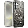 thumbnail image 1 of For Samsung s25 Plus/s24 Plus Party Diamond Bumper Bling Hybrid Case Cover - Black, 1 of 3