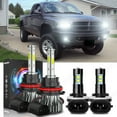 thumbnail image 1 of For Saturn ION 2003 2004 Combo 9007 LED Headlight + 881 Fog Light Bulbs Kit, 1 of 12
