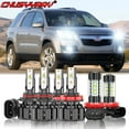 thumbnail image 1 of CHUSYYRAY LED Headlight Hi-Lo Beam Fog Light Bulbs Kit for Saturn Outlook 2007-2010 6000K White 6x, 1 of 16