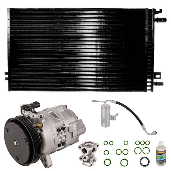 For Saturn SL SC & SW 1997 1998 A/C Kit w/ AC Compressor Condenser & Drier - BuyAutoParts