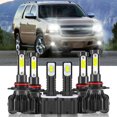 thumbnail image 1 of CHUSYYRAY LED Headlight High Low Beam Fog Light Bulbs Kit 6000K White for Saturn Vue 2002-2007 6Pcs, 1 of 16