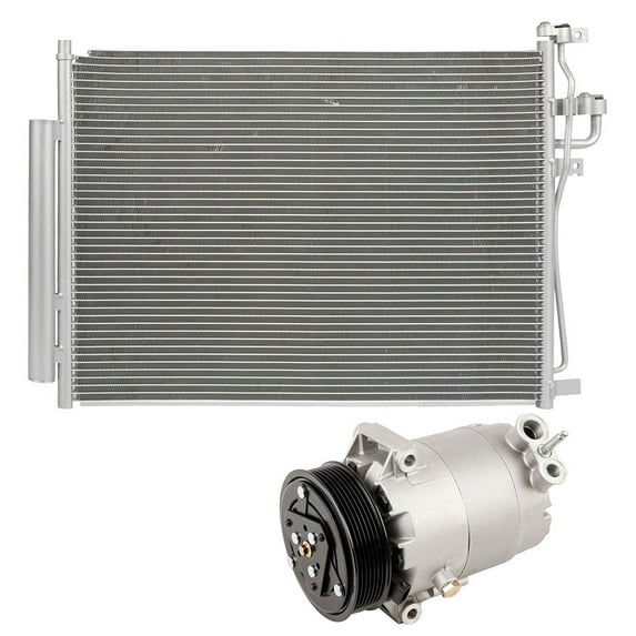 For Saturn Vue Hybrid 2008 2009 AC Compressor w/ A/C Condenser & Drier - BuyAutoParts